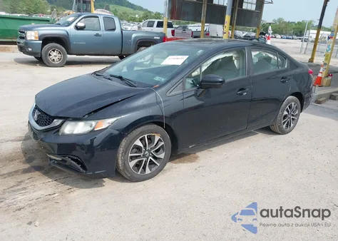 2014 Honda Civic Ex from USA, damaged, VIN 19XFB2F8XEE201061